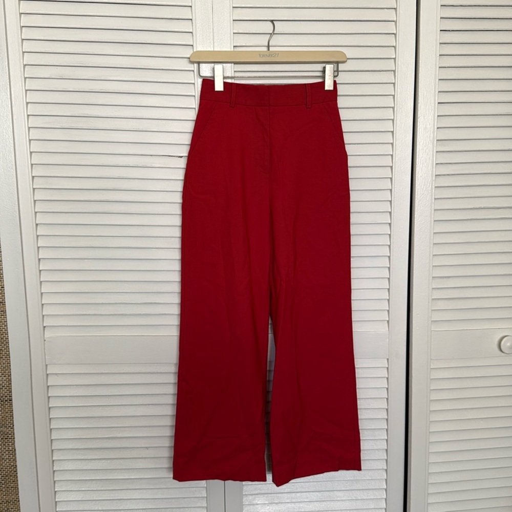& Other Stories 〰️ Red Wool Trousers